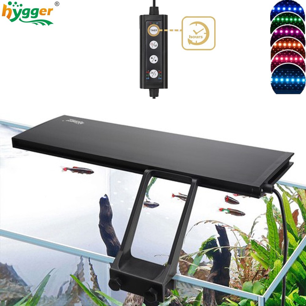 hygger 24/7 Mode Nano Aquarium Light for Betta Fish Tanks with Moonlight Mode