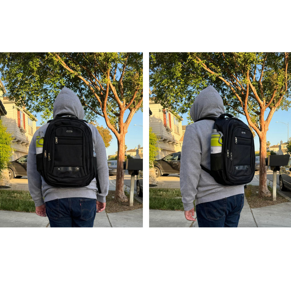 FraceStar 17" Laptop Backpack - Black