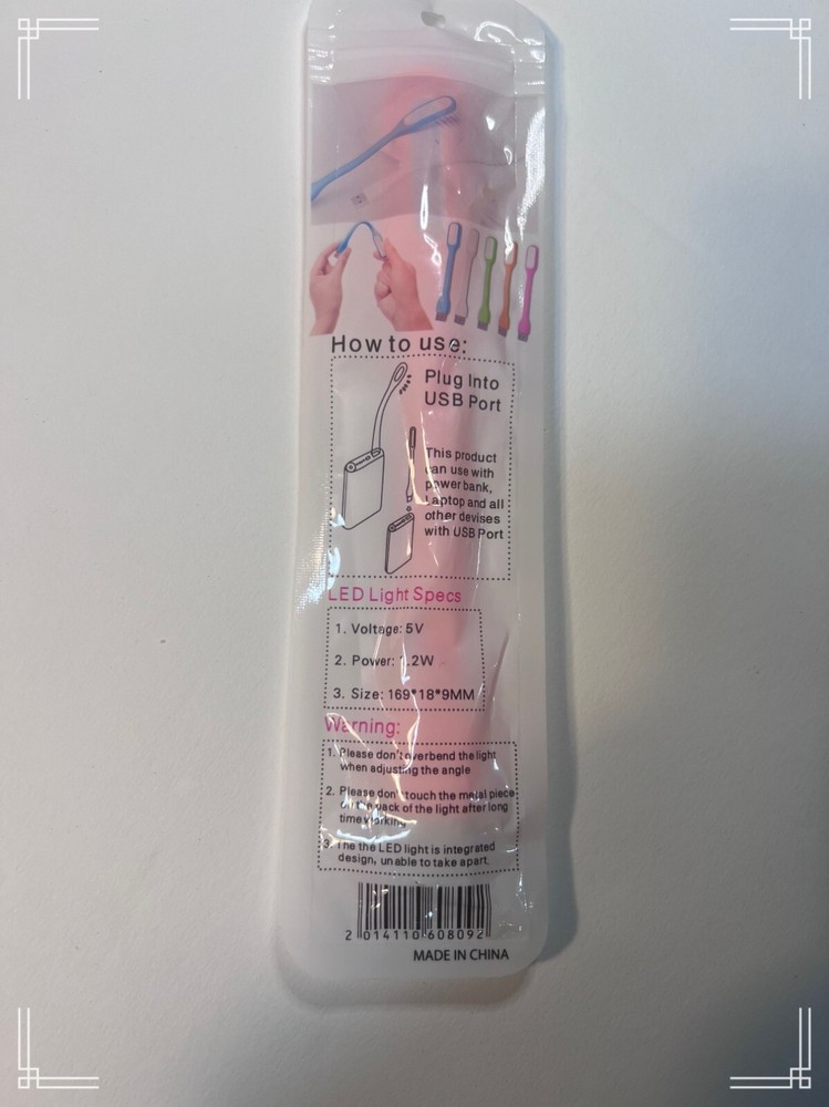 Flexible USB LED Light Lamp for Computer, Keyboard, Study Reading, Notebook