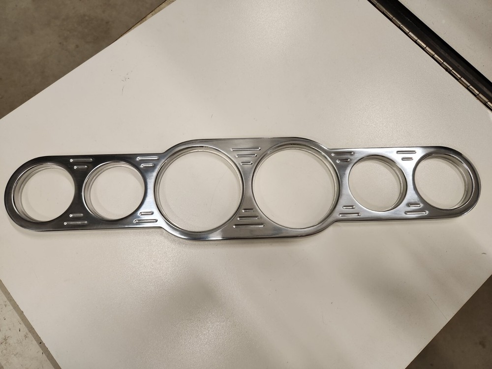 Billet Dash Panel, Polished Aluminum