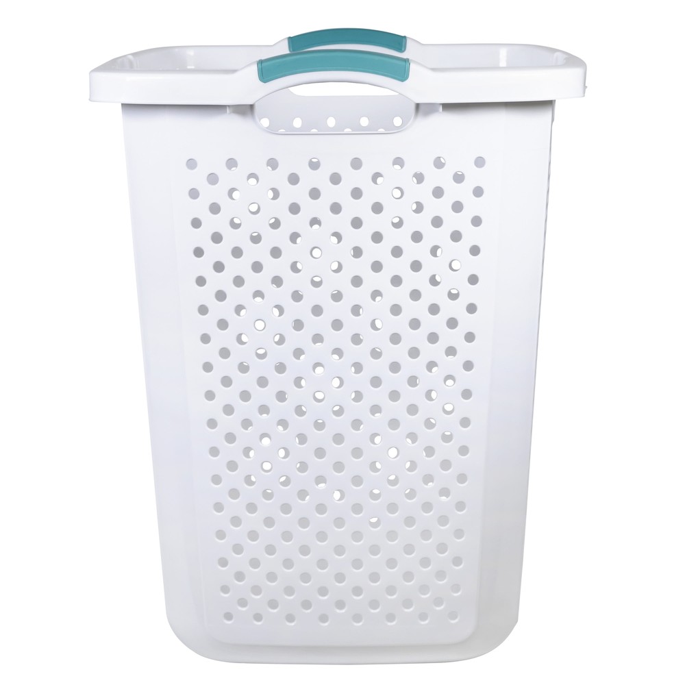 Large Laundry Hamper, 2.5 Bushel, White