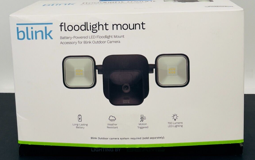 Blink - Floodlight Mount Accessory for Outdoor Camera - Black (Open Box)
