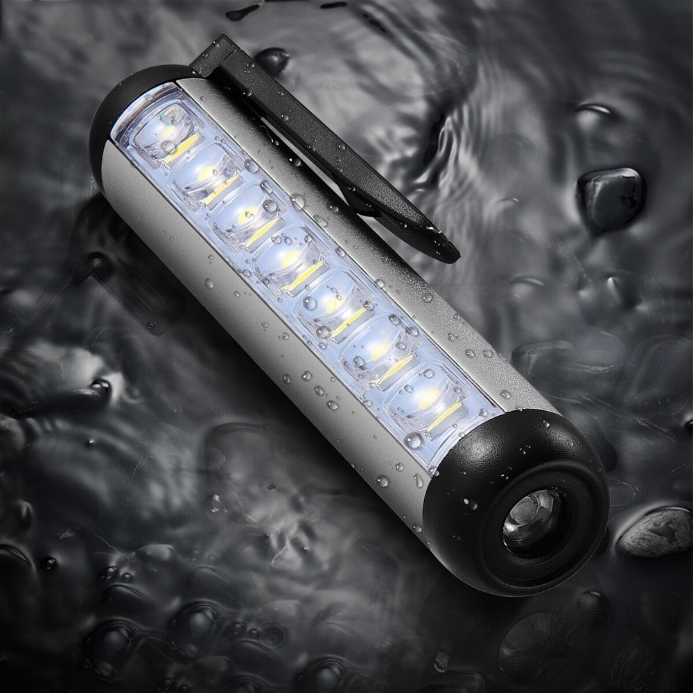 Rechargeable COB LED Flashlight Work Light Magnetic Super Bright Torch Penlight