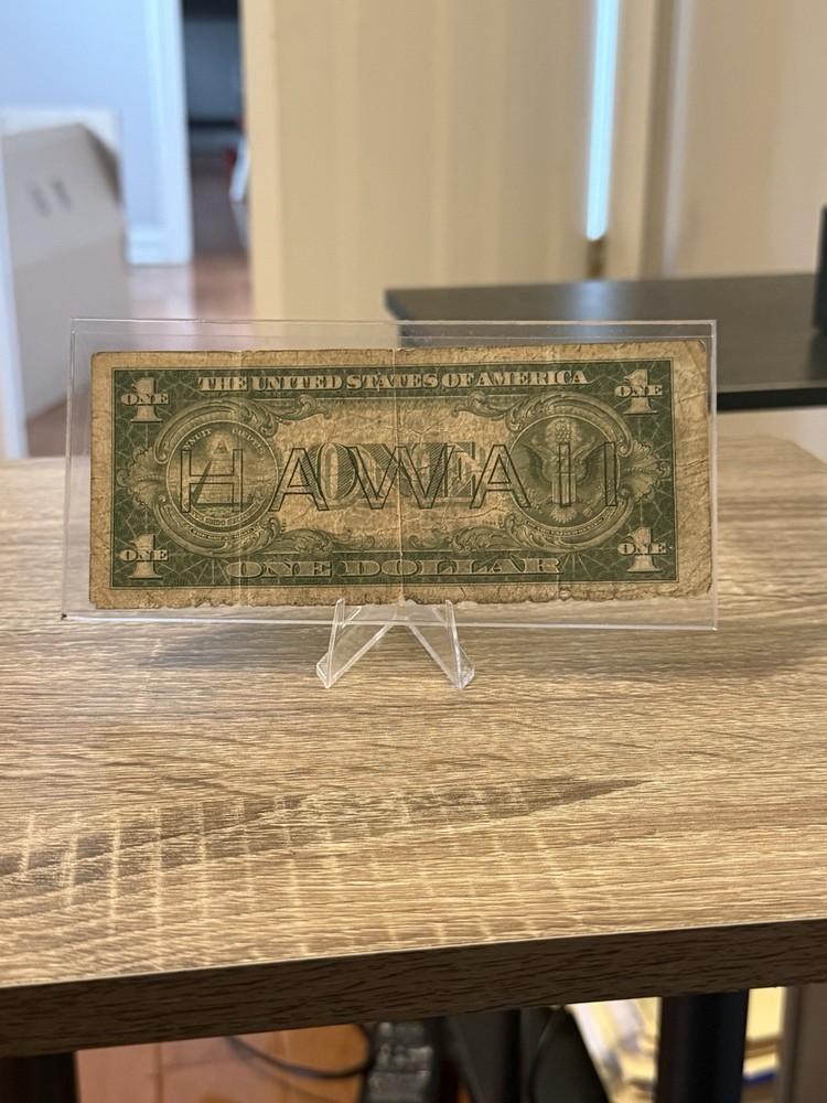 1935A $1 Hawaii Overprint Note Silver Certificate S40055756C
