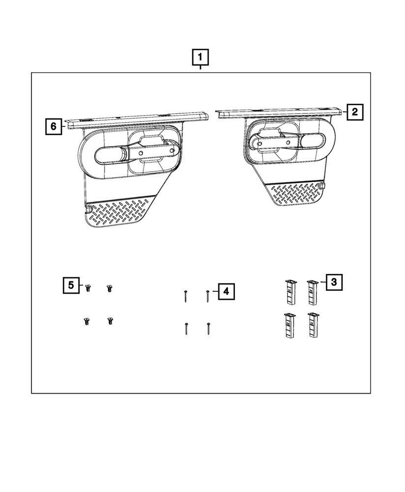 Genuine Mopar Door Window Stabilizer Grommet 1CT06DX9AC