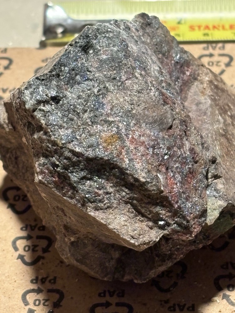 rich silver gold ore sample
