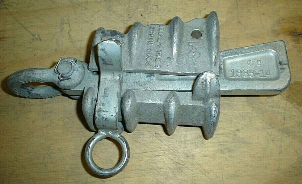 Kearney 1833 ComeAlong Linemen Wire Cable Grip Puller 4000 LBS 1833-14