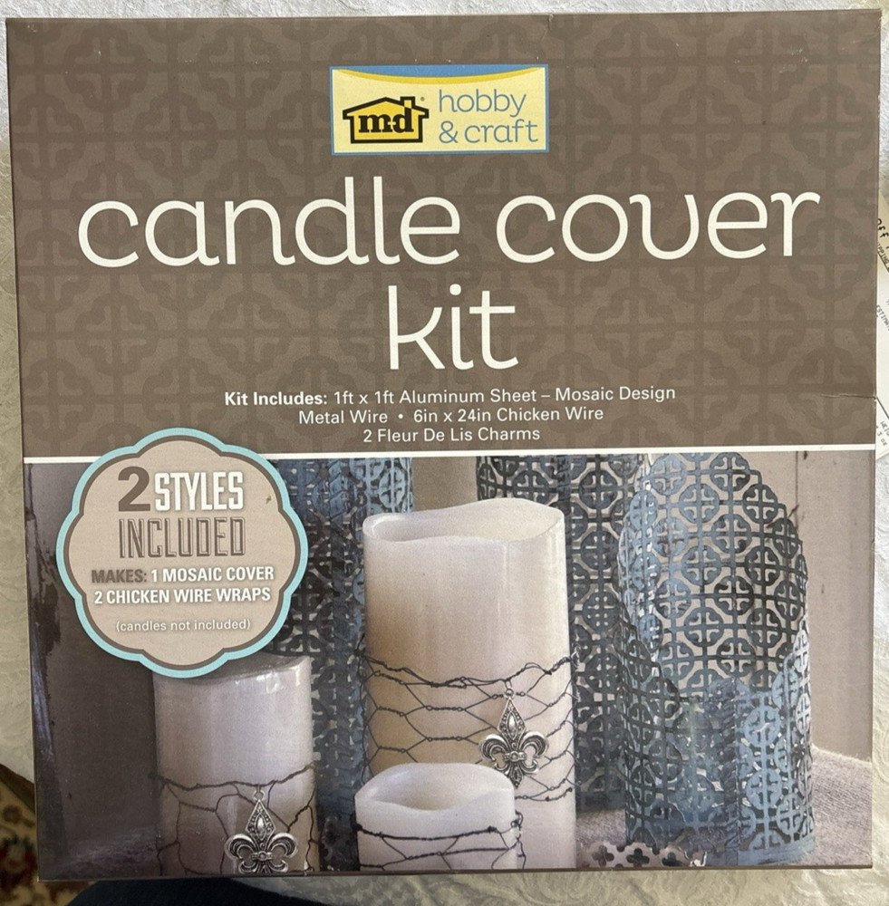 Candle Decorating Hobby & Craft Kit - Mosaic Design Wire