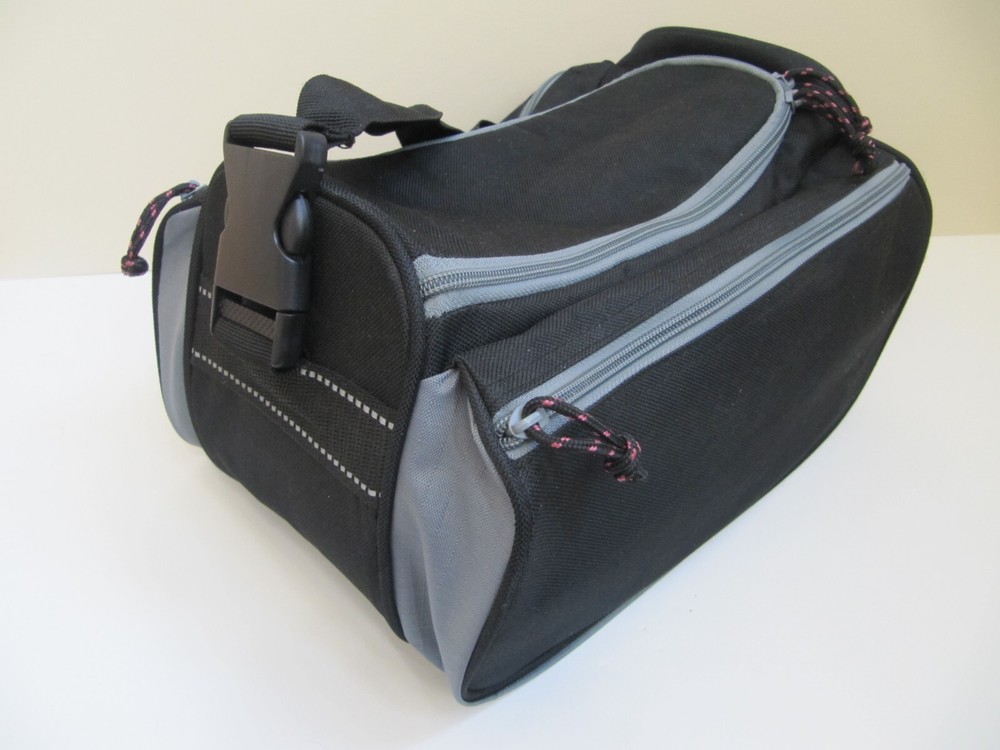 DELTA Trunk Bag Black & Beam Rack Klick Fix/Quick Release.