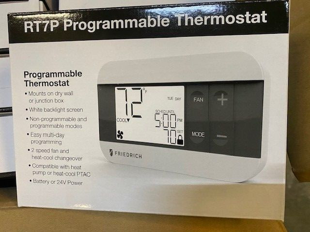 Friedrich RT7P Digital Programmable Wall Thermostat (NEW)