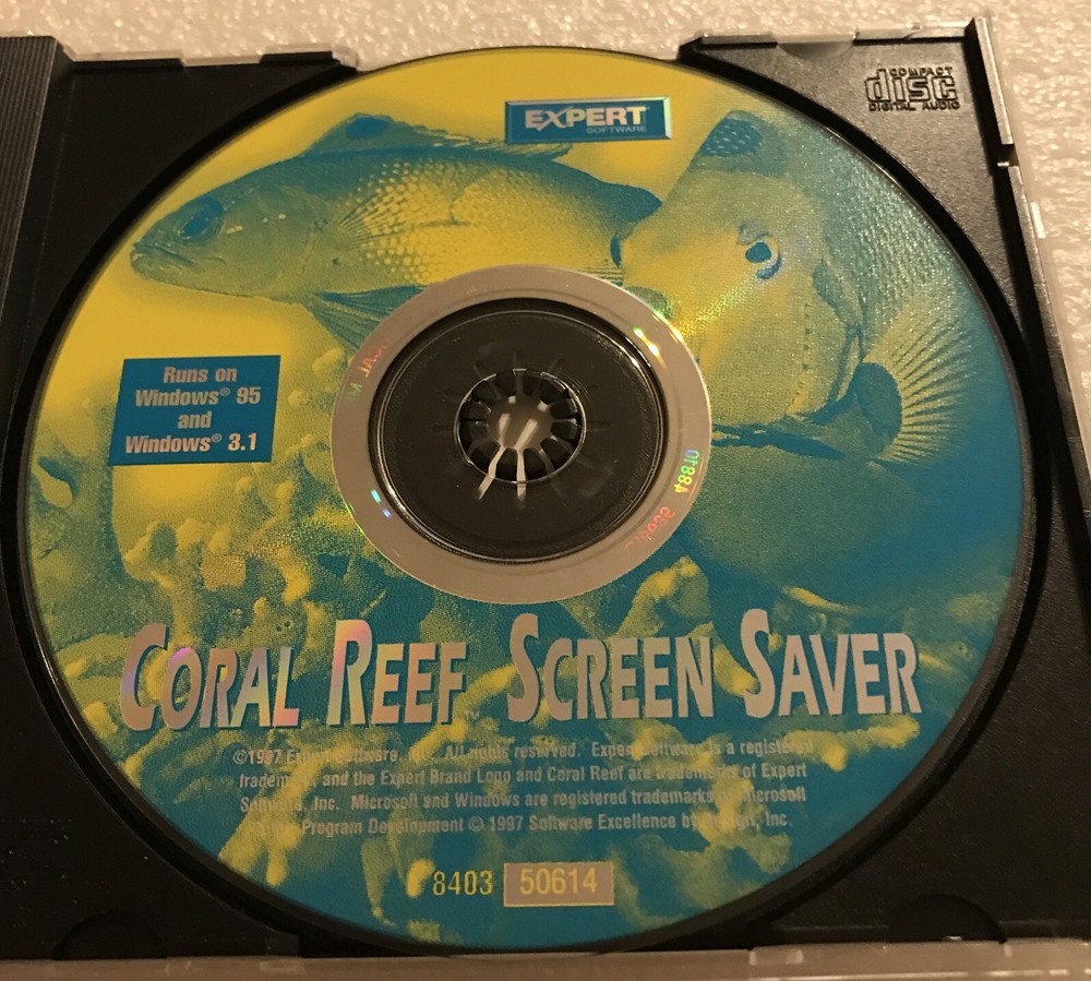 Coral Reef Screensaver for Windows 3.1/95