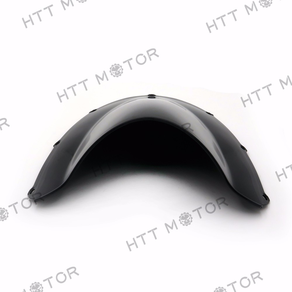 SMOKE BLACK DOUBLE BUBBLE WINDSCREEN WINDSHIELD FOR 2002-2003 HONDA CBR954RR