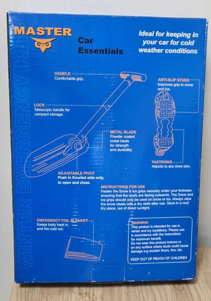 Winter Car Emergency Kit - Ideal Stocking Filler!