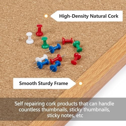 Cork Bulletin Board Wall Frame