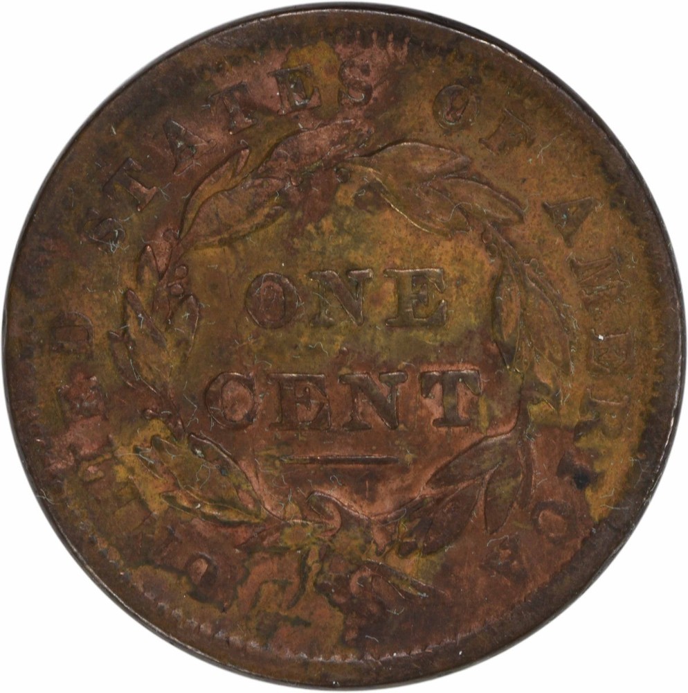 1838 Large Cent VF Uncertified #305