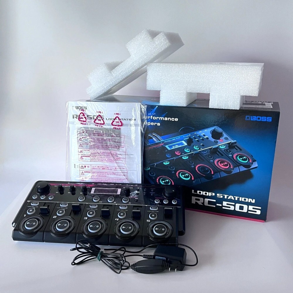 BOSS RC-505 Loop Station Looper Phrase Recorder Multi-Effects Complete Box Japan