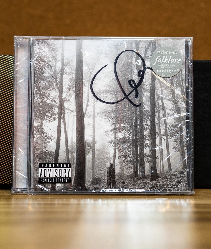 Taylor Swift Autographed Folklore CD Signed Sealed x2