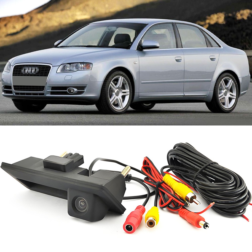 Car Trunk Handle Replacement Kit Rear View Backup Camera for Audi A4 2005-2008