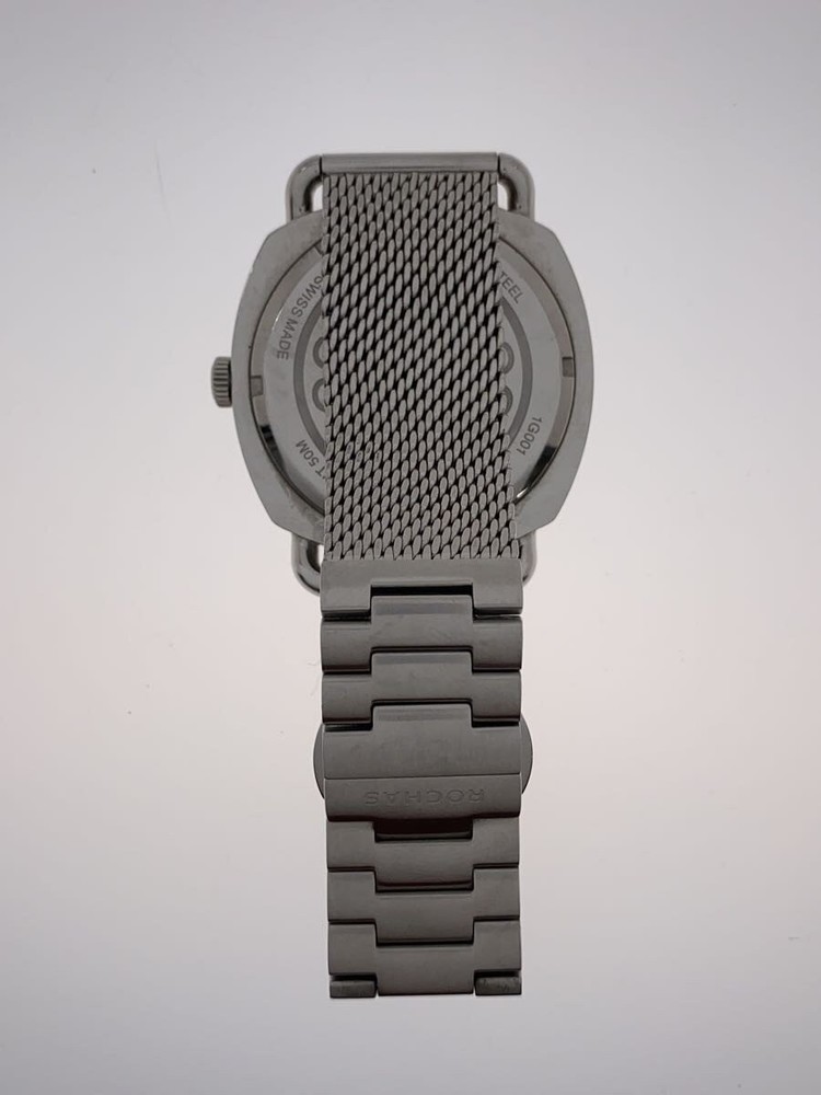 ROCHAS Quartz Watch Analog BLU SLV