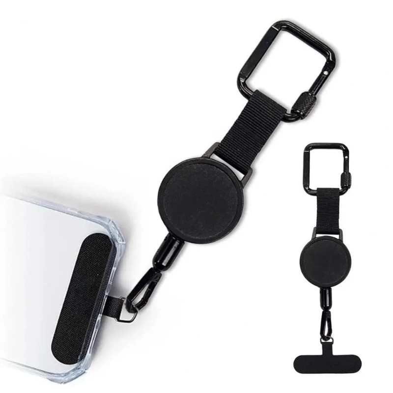 Retractable Anti-Theft Phone Lanyard Strap Mobile Safety Tether Holder Secure Cl
