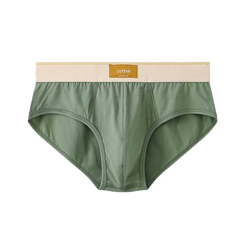 Men's Cotton Solid Briefs Comfort Fit Airy Design Stretch Solid Waistband