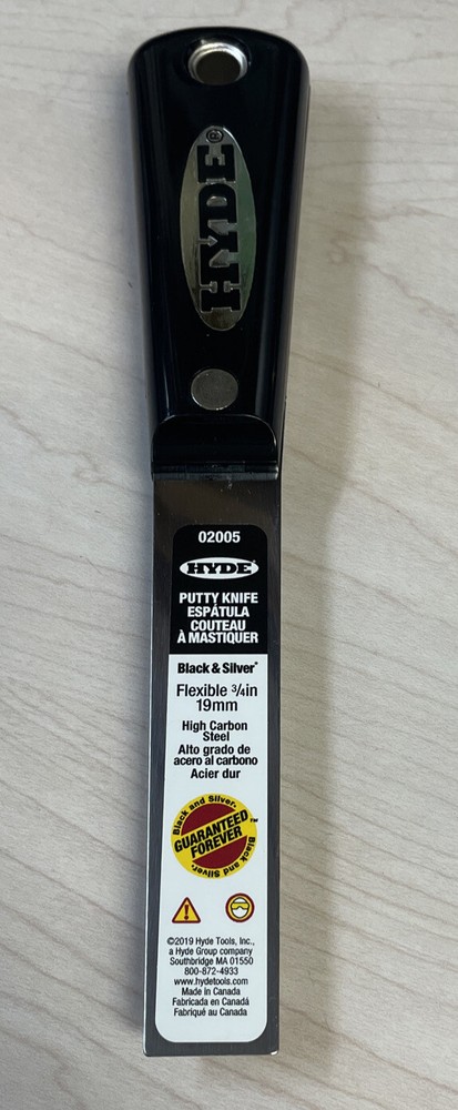 Hyde 3/4" Joint Knife Paint Scraper Flexible Carbon Steel