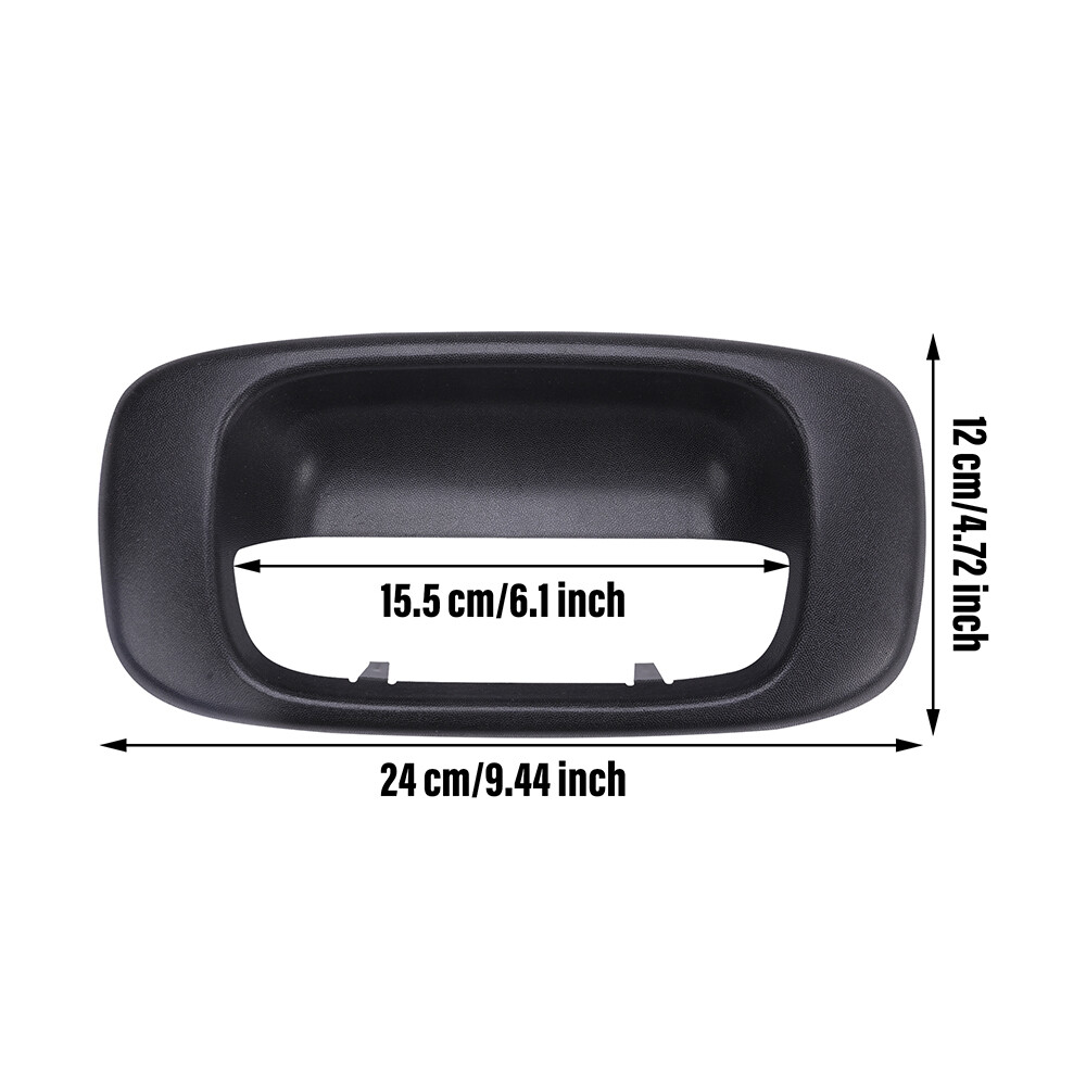 For GMC SIERRA Chevy SILVERADO 1500 1999-06 Plastic Tailgate Handle Bezel Cover