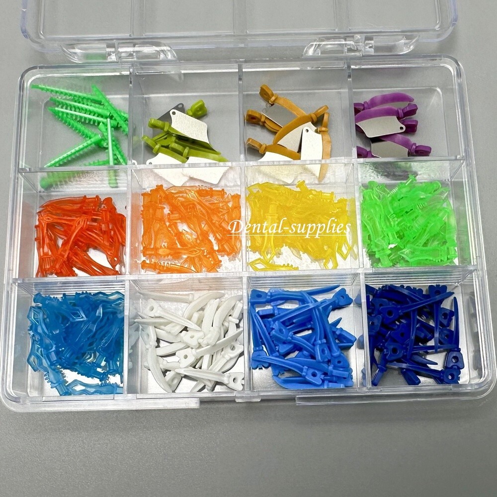Dental Interdental Wedges Sectional Contoured Matrices Diamond Matrix Refill