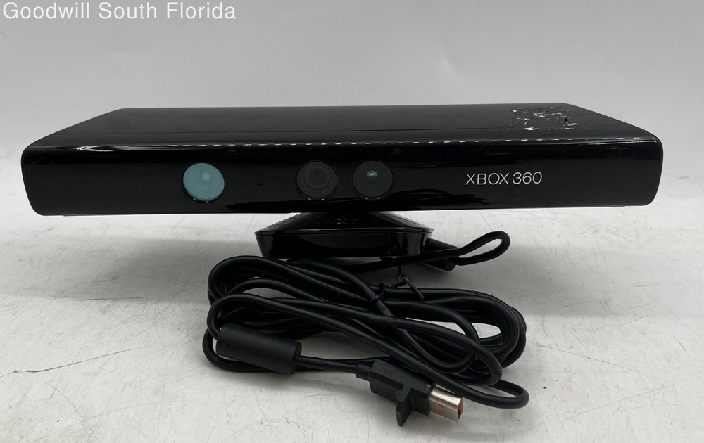 Microsoft Black Kinect Sensor Bar Designed For Xbox 360 Not Tested