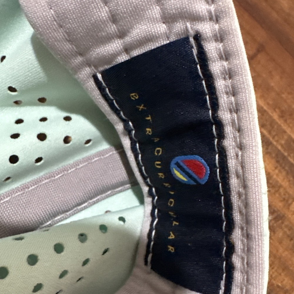 Extracurricular Golf 110 Flexfit Tech SnapBack Hat Mint Green