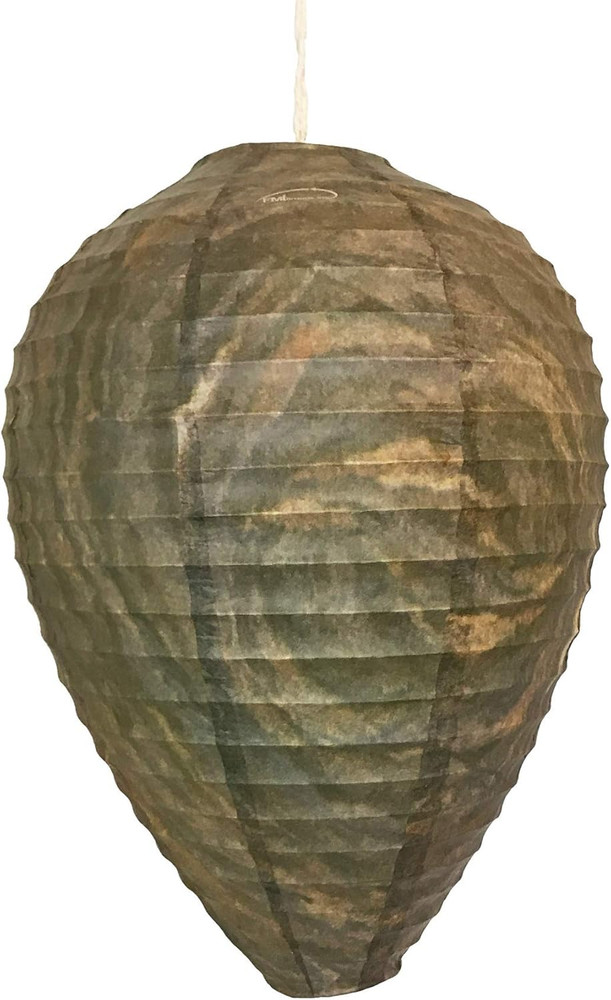 Wasp Nest Decoy - 3 Pack - Eco-Friendly Hanging Repellent