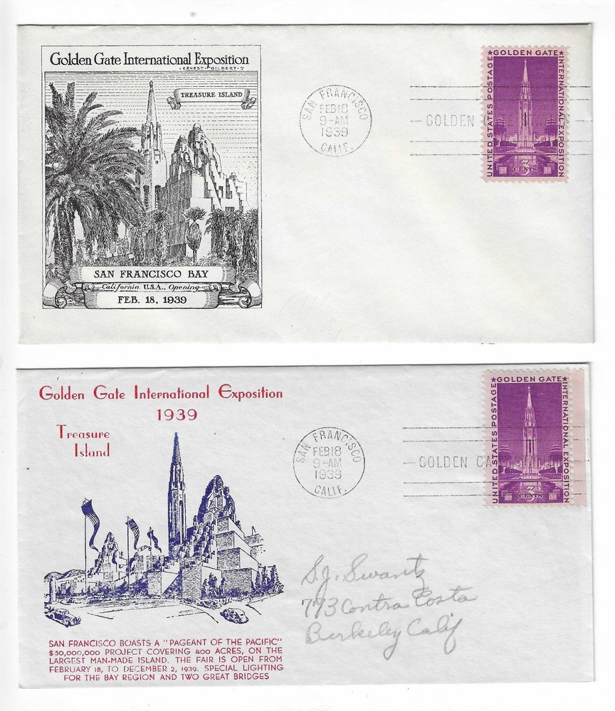 FDC's    # 852-3 , 852-19c  --  Gilbert , Espenshade
