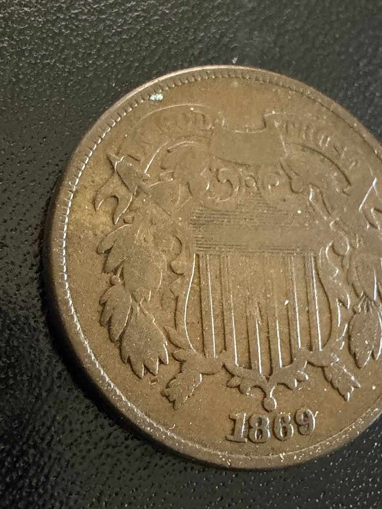 1869 Two 2 Cent Piece G
