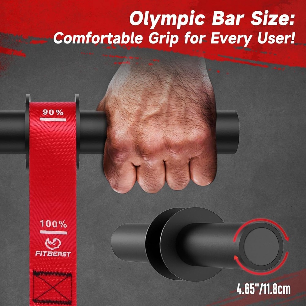 FitBeast Forearm Strengthener & Forearm Exerciser Wrist Roller with Thicker