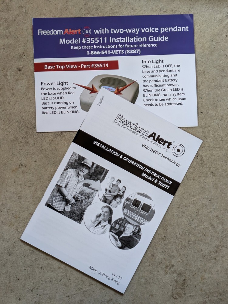 LogicMark Freedom Alert Fall Emergency System Model #35511