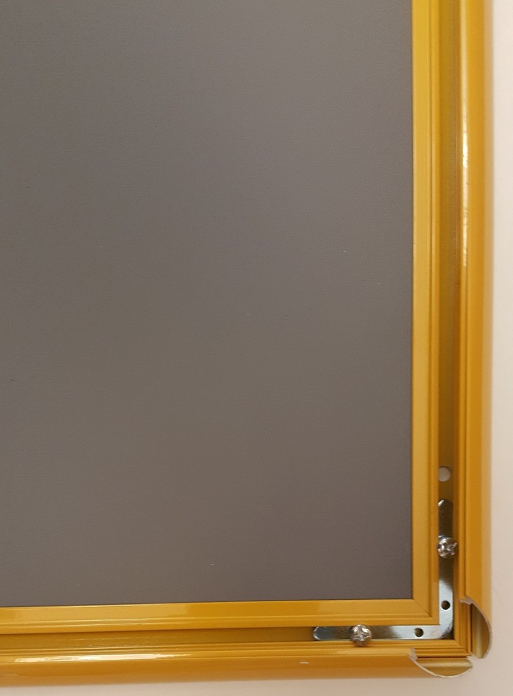 Yellow Snap Frame 8 5x11 Inches Front Loading Quick Poster