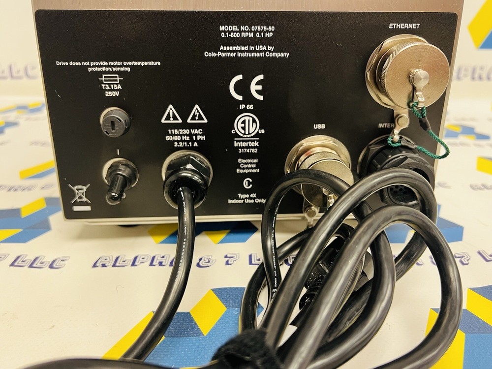 Masterflex L/S 07575-50 Digital Process Drive Open-Head Sensor 77200-32