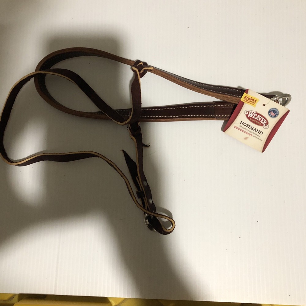Weaver leather ring bolt nose band