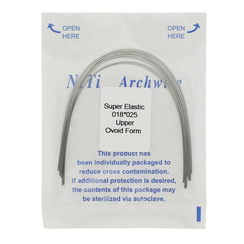 Dental Orthodontic Arch Wire Rectangular Super Elastics NiTi/Stainless Steel