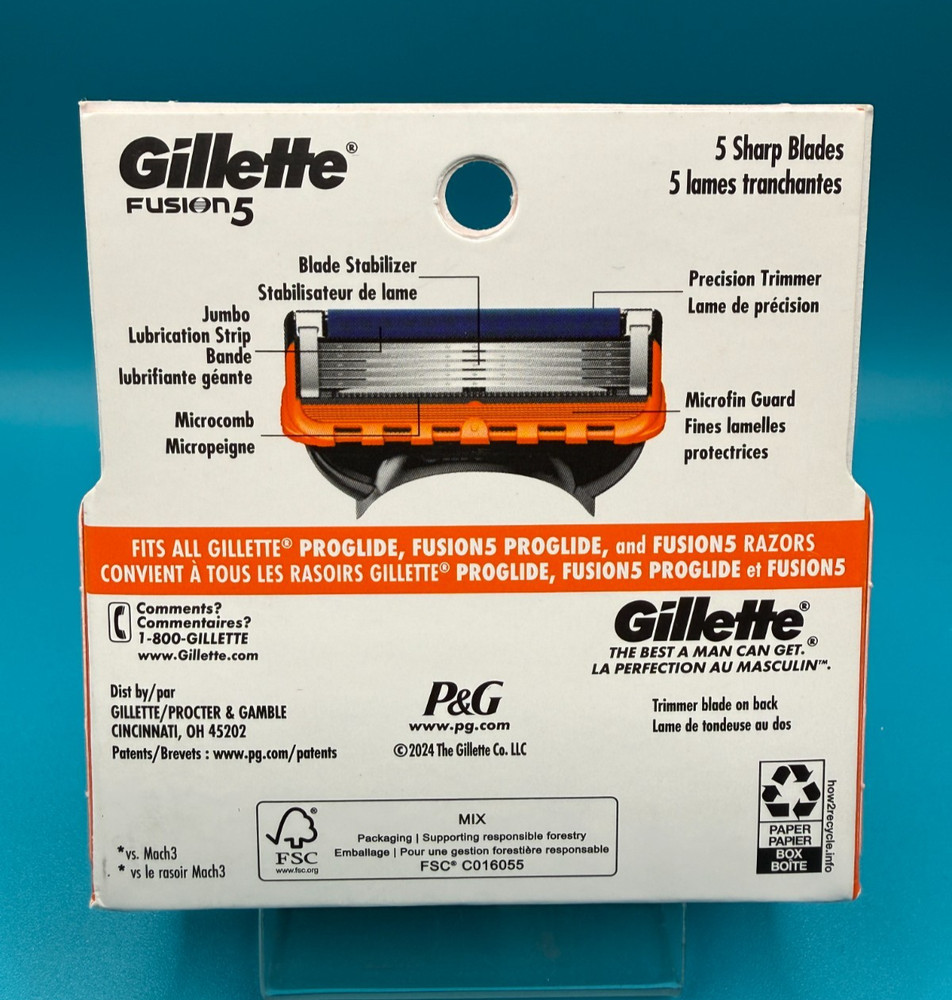 Gillette Fusion 5 - 2 Cartridges