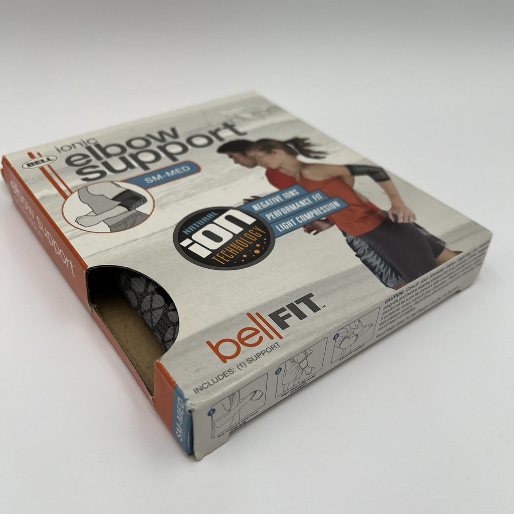 2 Bell Ionic Elbow Support Negative Ions Performance Fit and Fits Small-Medium