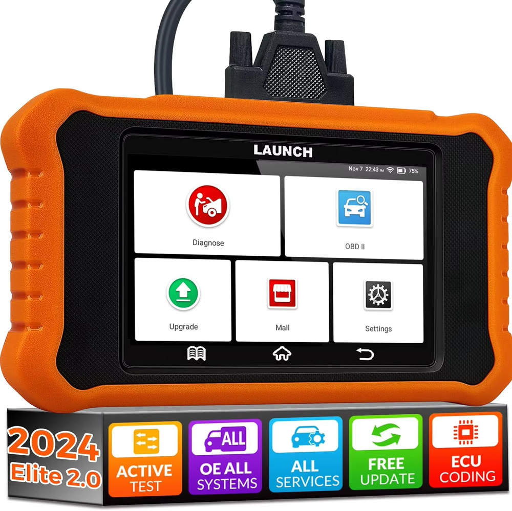 For Honda Acura LAUNCH Creader Elite V2.0 OBD2 Scanner Code Reader Lifetime Free