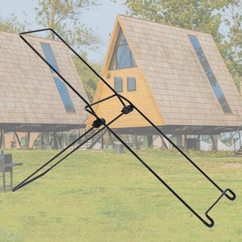 Carbon Steel Solar Panel Stand Mounting Bracket Quick Adjustment Holder Foldable