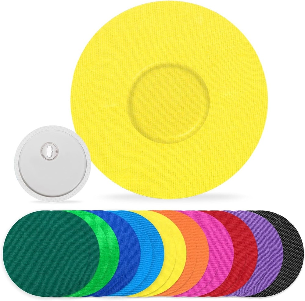 Flexible Libre 3 CGM Sensor Covers - 20 Pack, No-Hole Design & Easy Application