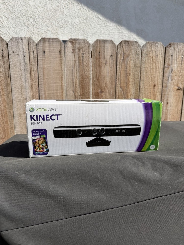 Microsoft Xbox 360 Kinect Motion Sensor Wired Black Xbox 360 No Games