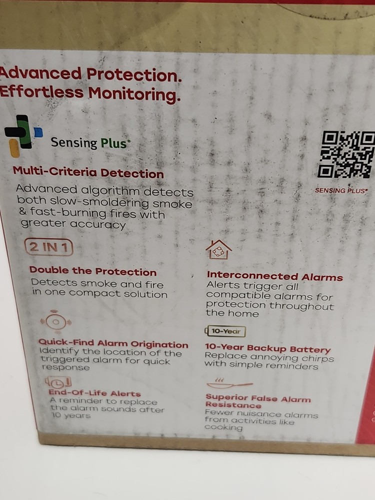 Universal Security 3 Pack Hardwired Smoke Detector W/ Ionization Sensor