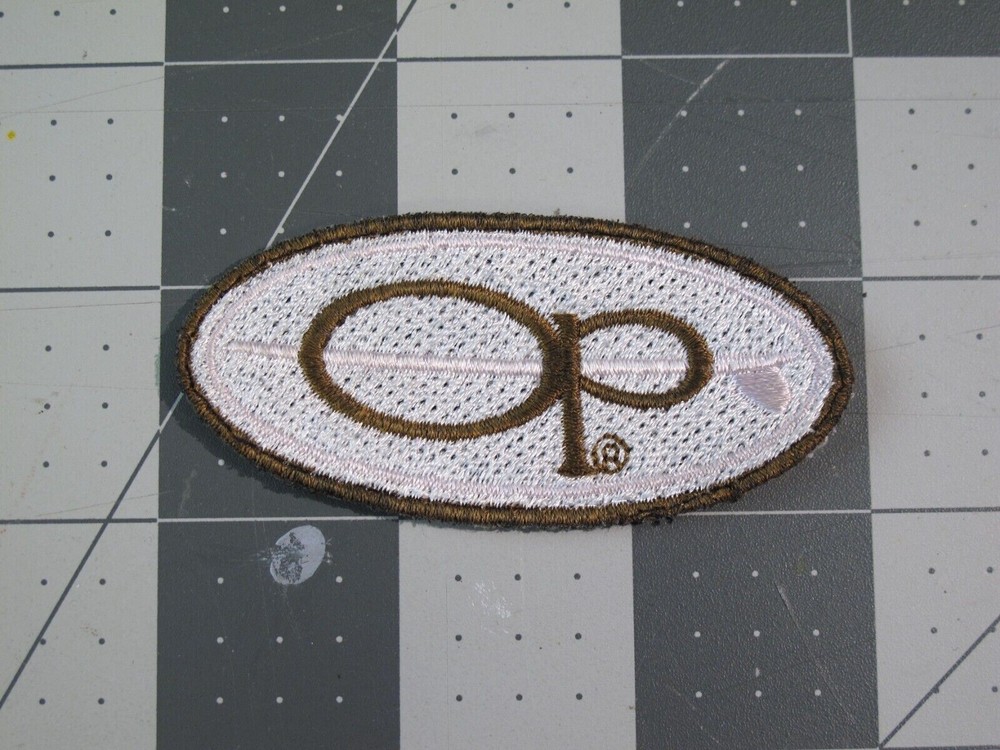 vtg 1980s Surfing ephemera - patch OP Ocean Pacific