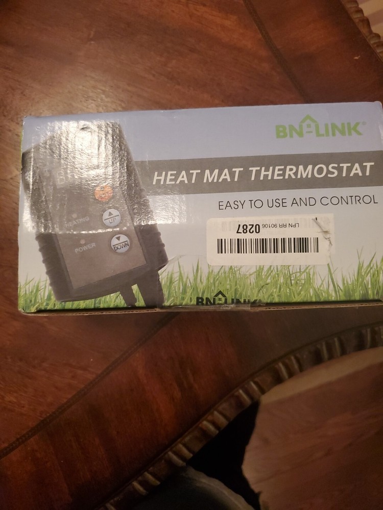 BN-LINK Digital Heat Mat Thermostat Controller For Greenhouse Seed Germination