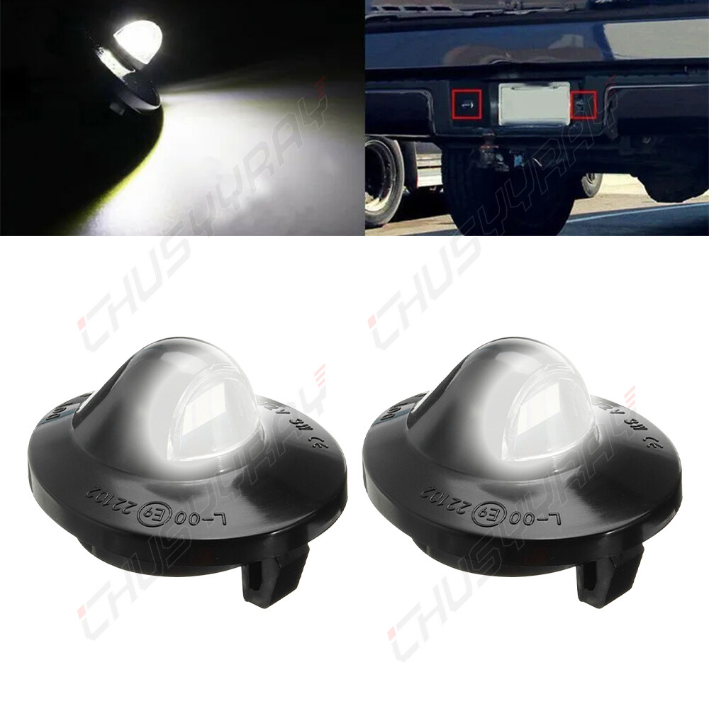 LED License Plate Light Lamp Assembly Replacement For 1990-1996 Ford Bronco