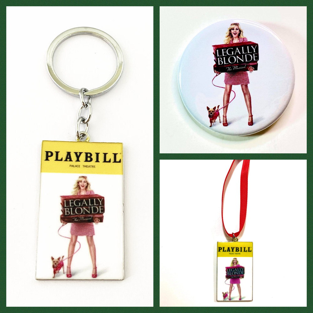 Legally Blonde Broadway Keychain, Ornament or Button